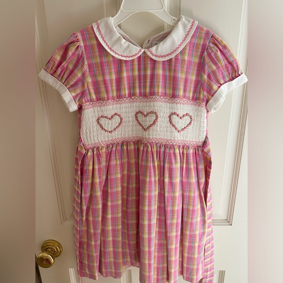 EUC Rachel Riley Smocked Dress Size 6 - Picture 2 of 10